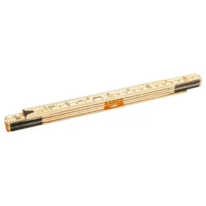 Ruler BAHCO WR1-MM — metal measuring rule, weight 50 g