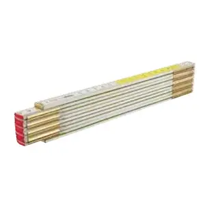 Folding wooden measuring ruler 1 m MODECO MN-80-151