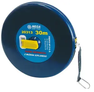 Measuring tape MEGA 20315 — 50 m fiberglass tape, closed housing