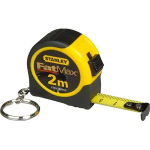 Measuring Tape STANLEY Brelok fm 2m — compact 2 m tape measure keychain