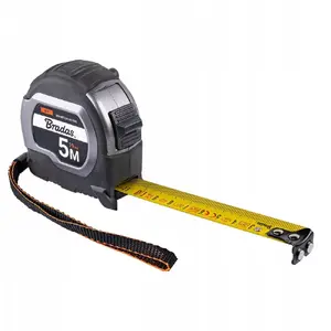 Mērlente Tajima DIY-MTS34-0519/K — 5 m saritināma mērlente, metāla lāpstiņa