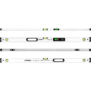 Spirit level PRO PRO900 with electronic readout and magnets, 120 cm