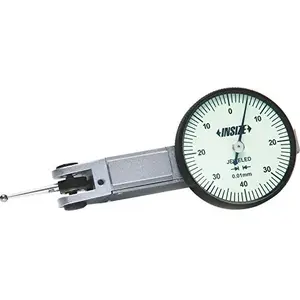 Dial test indicator INSIZE 2380-08 — range 0.8 mm, resolution 0.01 mm, stem 30 mm