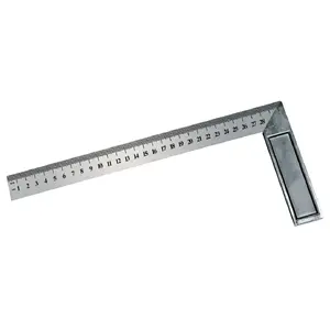 Tērauda leņķis MEGA 300 mm modelis 21030 — zīmēšanas un leņķa kontroles instruments