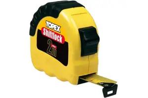Tape Measure Topex Miara Shiftlock 3 m model 27C303, latching lock, metric