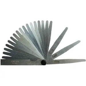 Feeler Gauge Set Gimex 100 mm range 0.05–1.00 mm 13 blades MPN 318.013