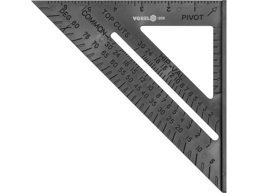 Lineāls Vorel 18530 — PVC 180 mm Photo 2