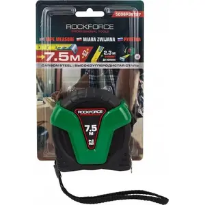 Measuring Tape Rockforce RF-5096P36727 — 7.5 m length, 27 mm blade width