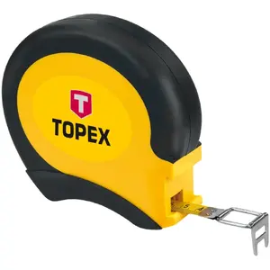 Рулетка Topex стальная 30 м x 13 мм модель 28C423