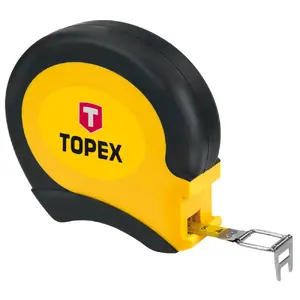 Рулетка Topex 20 м х 13 мм стальная лента модель 28C422