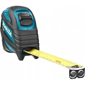 Measuring Tape Makita TAŚMA MIERNICZA 7.5MM/25MM, compact steel tape 7.5 mm width, 25 m length