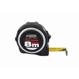 Tape measure AWTools AWBL25426 — compact measuring tape, weight 411 g
