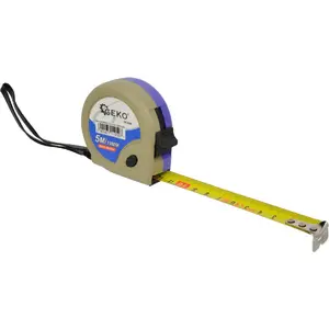 Measuring tape GEKO G01405 5 m × 16 mm × 0.115 mm, colored coating