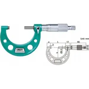 INSIZE micrometer 225–250 mm measuring range model 3203-250A
