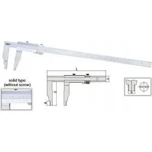 Caliper INSIZE SUWMIARKA 200 mm, 0.05 mm resolution, 8 jaws