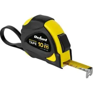 Tape measure Rebel Tools RB-1136, steel blade 10 m × 25 mm