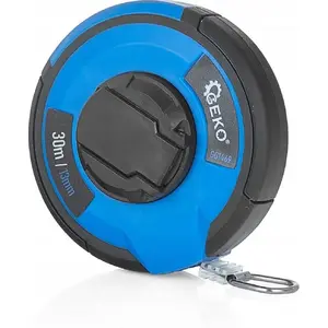 Стальная рулетка GEKO G01469 — 30 м x 13 мм, смотанная измерительная лента