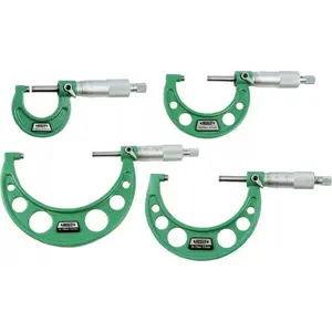 Micrometer Set INSIZE 0–150 mm (6 pcs) model 3203-1506A, mechanical measuring gauges