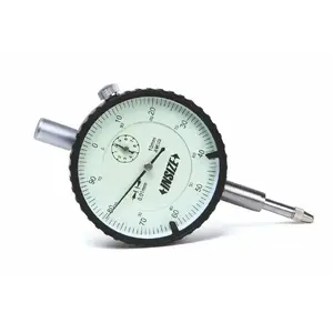 Dial Indicator INSIZE 2308-10A — 10 mm range, 0.01 mm resolution, with lug