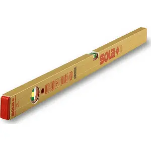 Aluminum spirit level SOLA AZB 180 — 1800 mm length, model 01011601