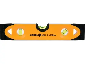 Spirit level Vorel 16301, aluminium body, 1-piece, compact measuring tool