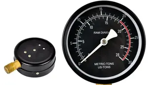 Pressure gauge for 20T press GEKO (1/50) - mechanical manometer for hydraulic press