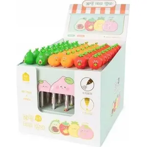 Гелевые ручки TEKA Silky Paradise микс красный — упаковка 48 шт., модель 545744