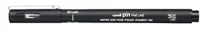 Финелайнер Uni Pin BR-200 — Uni — черный, пластиковый корпус, 1 шт.