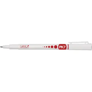 Ballpoint Pen Rystor PIÓRO KULKOWE PK7 — red ink, refillable plastic body