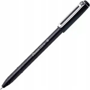 Ballpoint pen PENTEL iZee BX457 black — retractable, plastic body