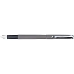 Fountain pen No name Traveller medium 12 cm stainless steel cap chrome-plated 2-piece