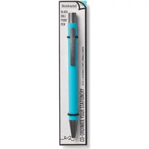 Ballpoint pen IF Bookaroo model 486085, turquoise ink, retractable
