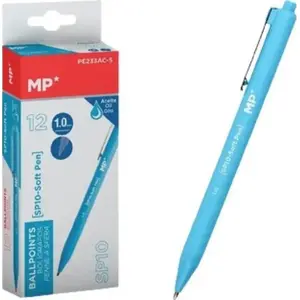 Ballpoint pen MG oil-based 1.0 mm azure pack of 12