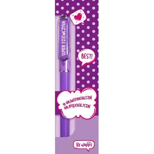Pen BTS Długopis Selfie Super Dziewczyna — ballpoint pen, branded BTS design