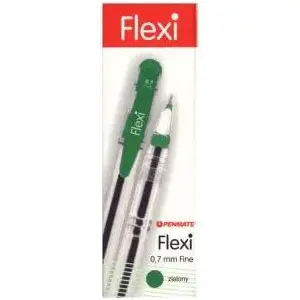 Ballpoint pen Penmate Flexi green — Penmate Flexi (green) compact ballpoint pen