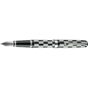 Fountain pen Diplomat Excellence A Plus F by Diplomat — black/white finish, fine nib