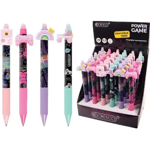 Retractable Erasable Gel Pen set TEKA Power Game 36 pcs — erasable ink, ballpoint pen