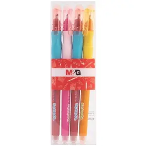 Pen MG Ergo Girl erasable ballpoint 0.7 mm blue set of 4