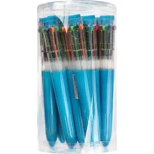 Ballpoint pen set Titanum 10-color mix, 12 pieces — assorted ink colors