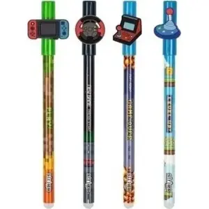 Ballpoint Pen Strigo Gaming erasable with cap — pack of 36