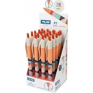 Ballpoint pens Milan P1 The Fun — blue ink, pack of 20