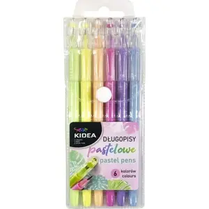 Ballpoint pens Derform model 395962 — pastel ink with crystal tip, set