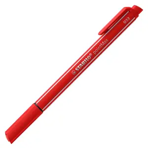 Файловый лайнер Stabilo pointMax красный 0,8 мм — 1 шт.