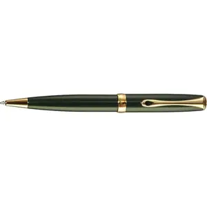 Fountain pen Diplomat Excellence A2 by Diplomat — green body with gold trim, model D40211040