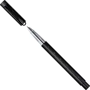 Metal fountain pen Toma TO-829 — black finish with star pattern