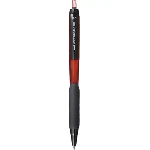 Bumbiņpildspalva uni Mitsubishi Pencil XN-101, sarkans tinti, izvelkama, vidējs uzgalis