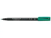 Permanent marker Staedtler 313-2, bullet tip, green ink, pack of 10