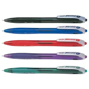 Ballpoint pen PILOT Pilot REX GRIP Black Fine — black ink, fine tip, ergonomic grip
