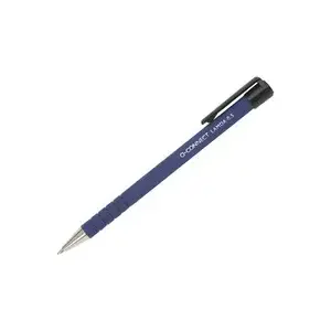 Ballpoint pen Q-Connect KF00673 — blue ink, plastic barrel, pack of 12