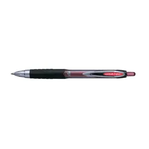 Retractable ballpoint pen uni mitsubishi pencil Signo 207, clip-on, black ink, black/silver